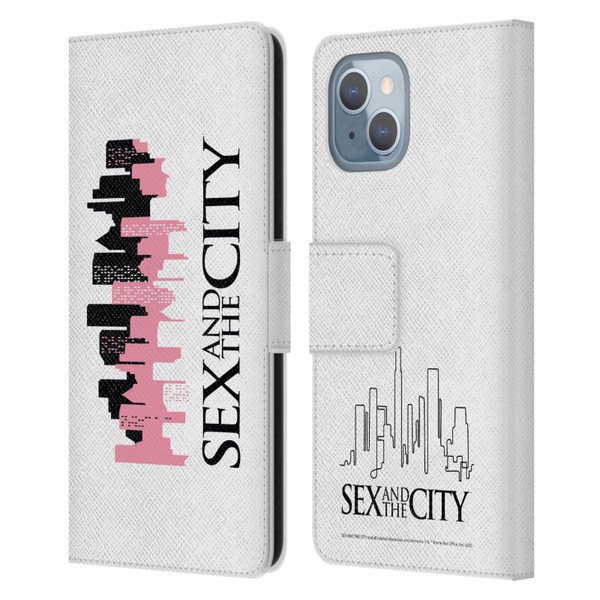 Sex and The City: Television Series Graphics City Leather Book Wallet Case Cover For Apple iPhone 14