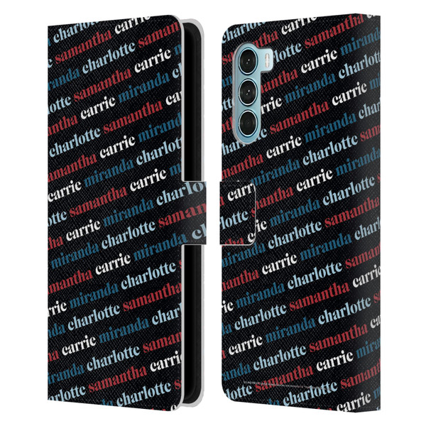 Sex and The City: Television Series Graphics Name Pattern 2 Leather Book Wallet Case Cover For Motorola Edge S30 / Moto G200 5G