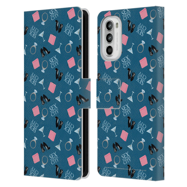 Sex and The City: Television Series Graphics Pattern Leather Book Wallet Case Cover For Motorola Moto G52