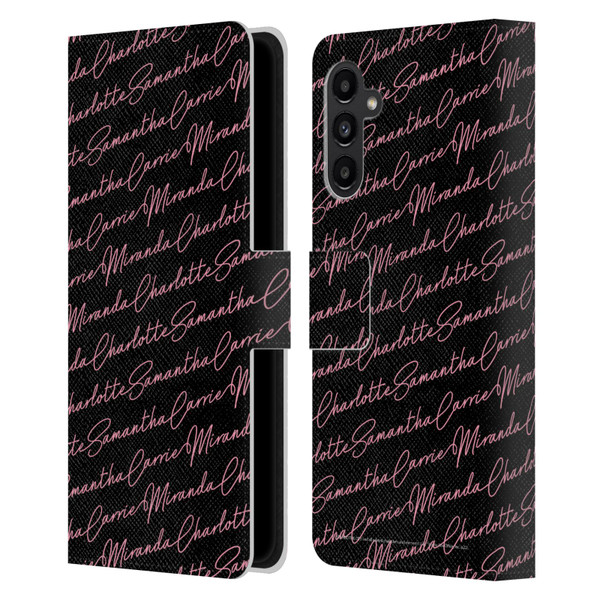 Sex and The City: Television Series Graphics Name Pattern Leather Book Wallet Case Cover For Samsung Galaxy A13 5G (2021)