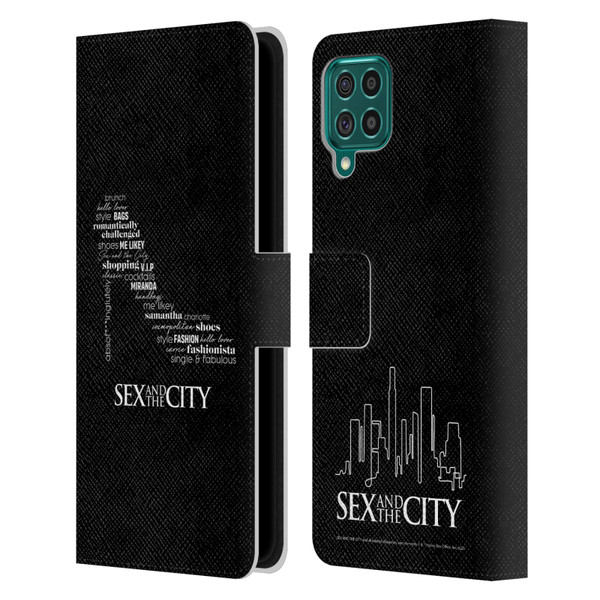 Sex and The City: Television Series Graphics Shoe Leather Book Wallet Case Cover For Samsung Galaxy F62 (2021)