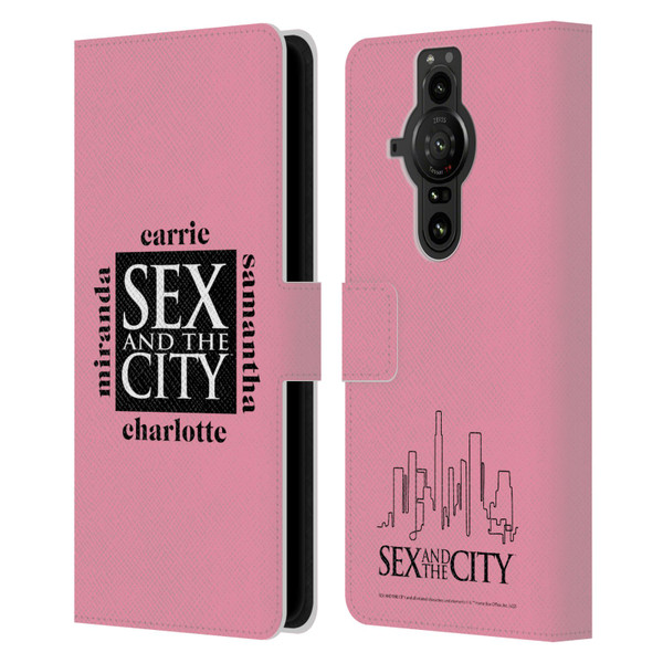 Sex and The City: Television Series Graphics Character 1 Leather Book Wallet Case Cover For Sony Xperia Pro-I
