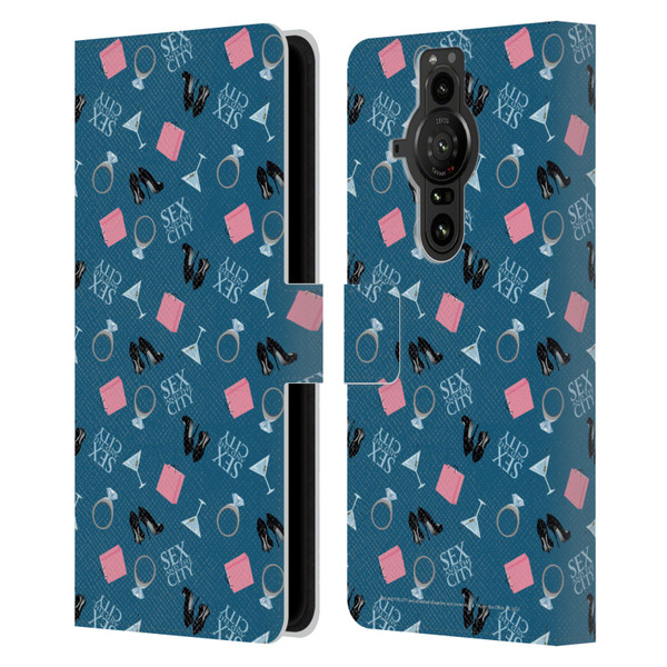 Sex and The City: Television Series Graphics Pattern Leather Book Wallet Case Cover For Sony Xperia Pro-I