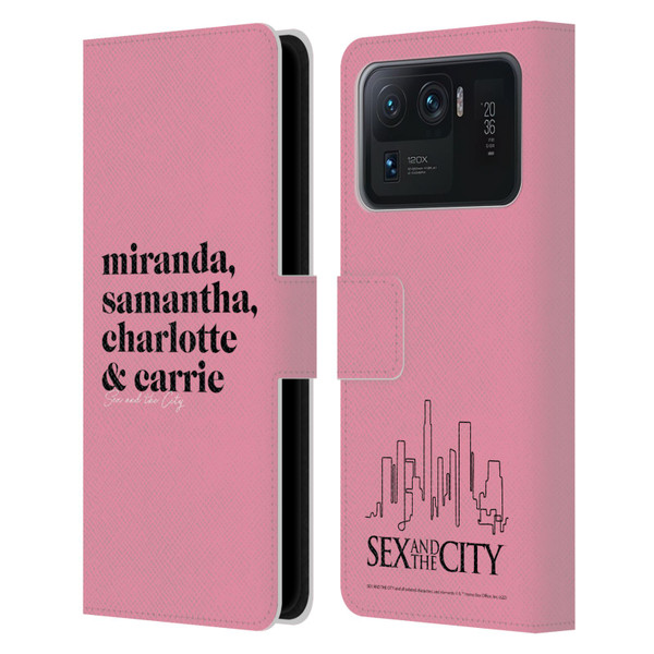 Sex and The City: Television Series Graphics Character 2 Leather Book Wallet Case Cover For Xiaomi Mi 11 Ultra