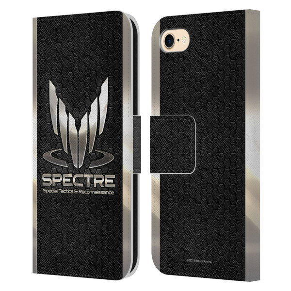 EA Bioware Mass Effect 3 Badges And Logos Spectre Leather Book Wallet Case Cover For Apple iPhone 7 / 8 / SE 2020 & 2022
