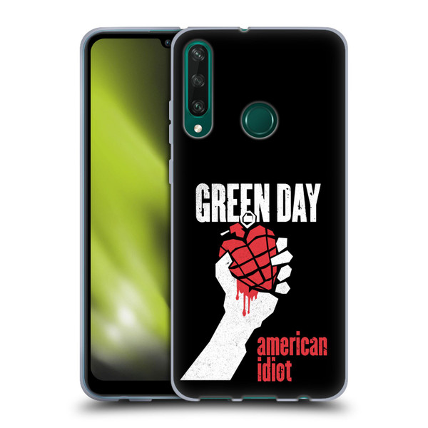 Green Day Graphics American Idiot Soft Gel Case for Huawei Y6p