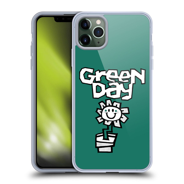 Green Day Graphics Flower Soft Gel Case for Apple iPhone 11 Pro Max