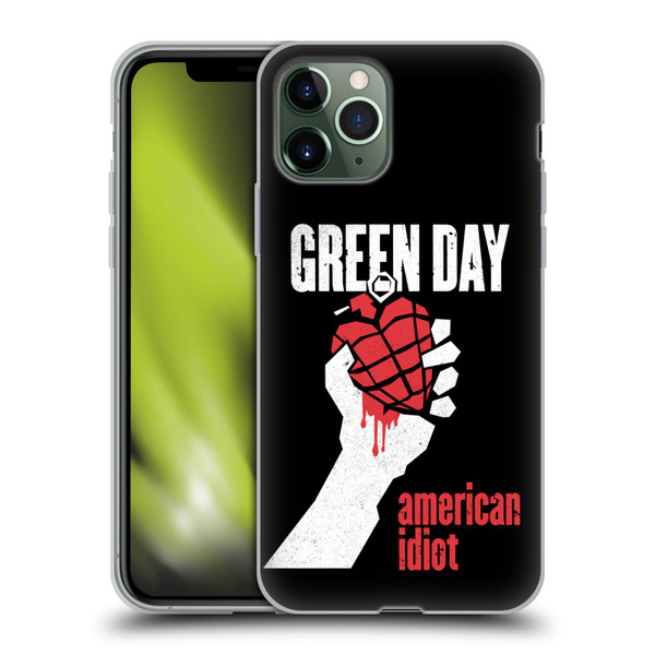 Green Day Graphics American Idiot Soft Gel Case for Apple iPhone 11 Pro