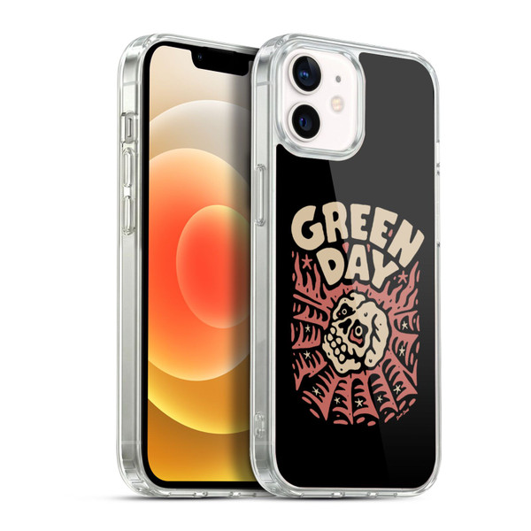 Green Day Graphics Skull Spider Soft Gel Case for Apple iPhone 12 / iPhone 12 Pro & MagSafe