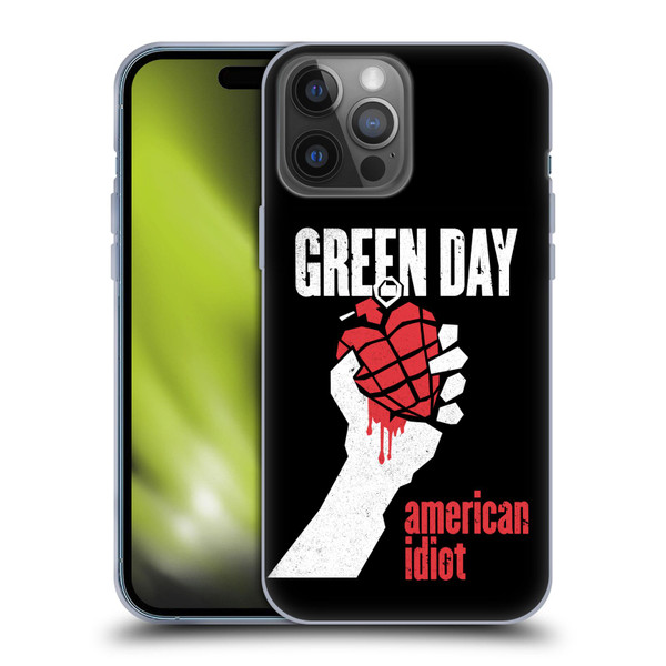 Green Day Graphics American Idiot Soft Gel Case for Apple iPhone 14 Pro Max