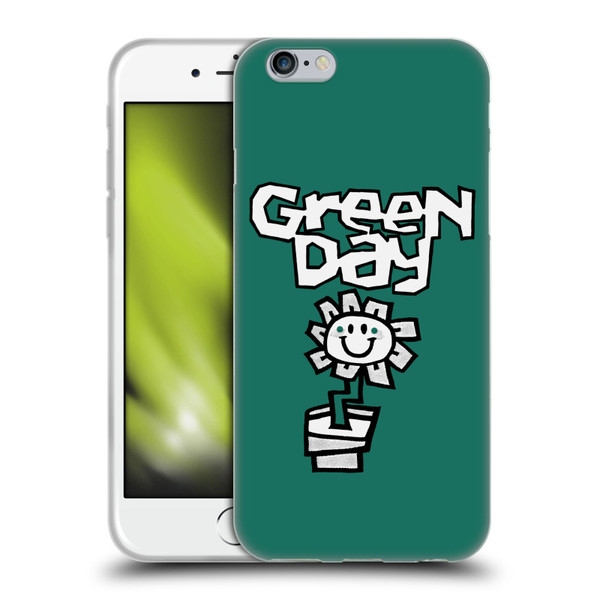 Green Day Graphics Flower Soft Gel Case for Apple iPhone 6 / iPhone 6s