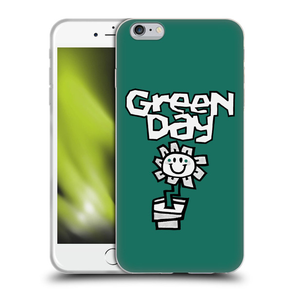 Green Day Graphics Flower Soft Gel Case for Apple iPhone 6 Plus / iPhone 6s Plus
