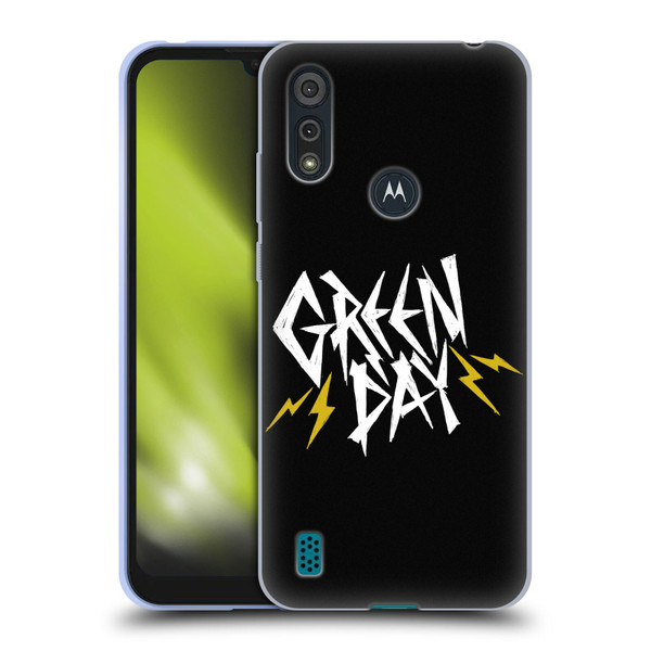 Green Day Graphics Bolts Soft Gel Case for Motorola Moto E6s (2020)