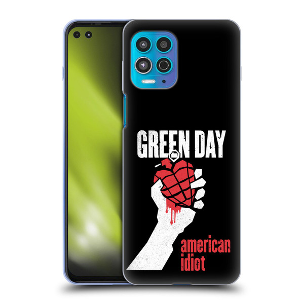 Green Day Graphics American Idiot Soft Gel Case for Motorola Moto G100