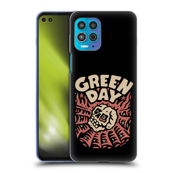Green Day Graphics Skull Spider Soft Gel Case for Motorola Moto G100