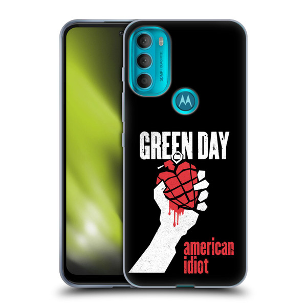 Green Day Graphics American Idiot Soft Gel Case for Motorola Moto G71 5G