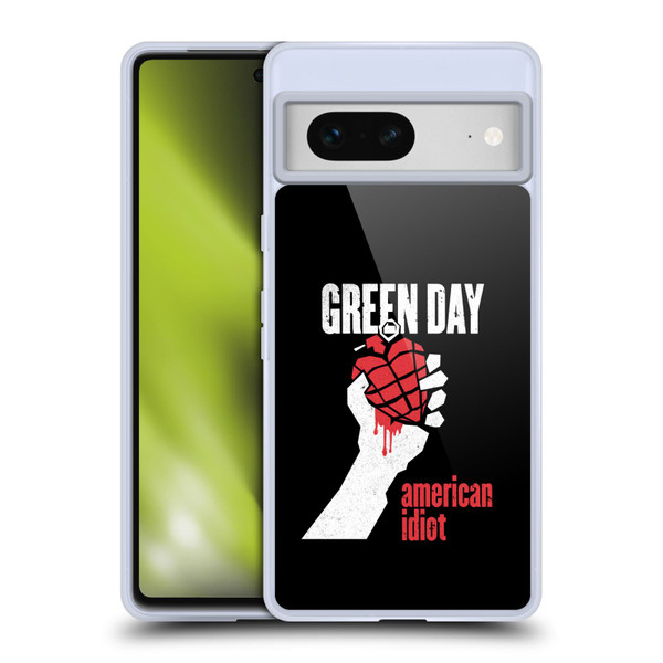 Green Day Graphics American Idiot Soft Gel Case for Google Pixel 7