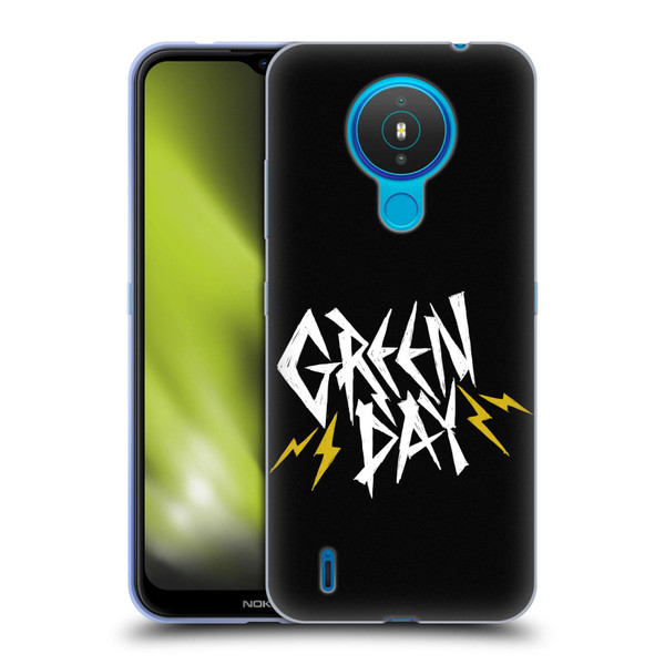 Green Day Graphics Bolts Soft Gel Case for Nokia 1.4