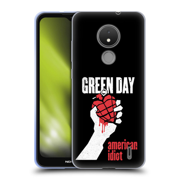 Green Day Graphics American Idiot Soft Gel Case for Nokia C21