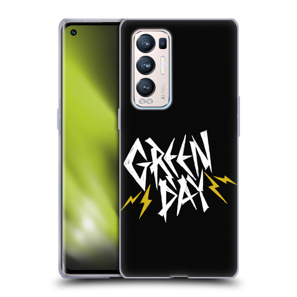 Green Day Graphics Bolts Soft Gel Case for OPPO Find X3 Neo / Reno5 Pro+ 5G