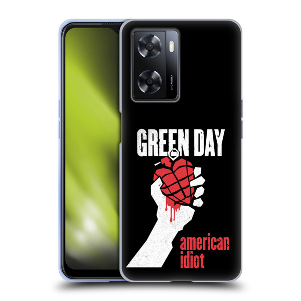 Green Day Graphics American Idiot Soft Gel Case for OPPO A57s