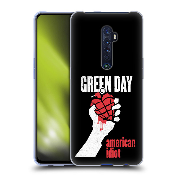 Green Day Graphics American Idiot Soft Gel Case for OPPO Reno 2
