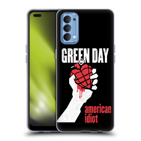 Green Day Graphics American Idiot Soft Gel Case for OPPO Reno 4 5G