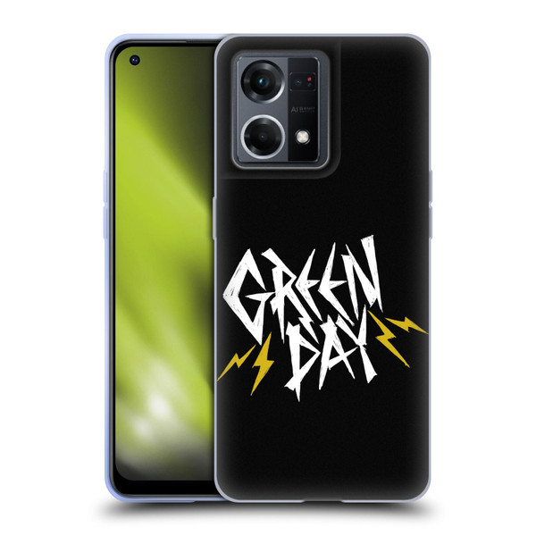 Green Day Graphics Bolts Soft Gel Case for OPPO Reno8 4G