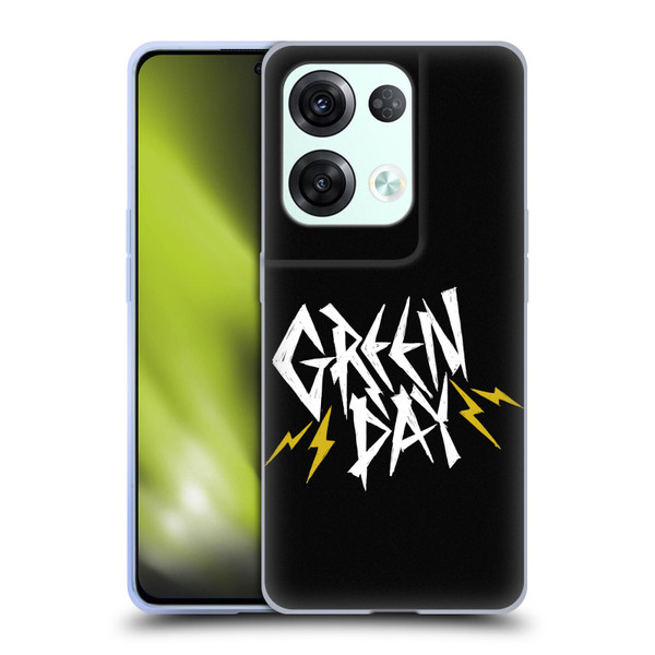 Green Day Graphics Bolts Soft Gel Case for OPPO Reno8 Pro