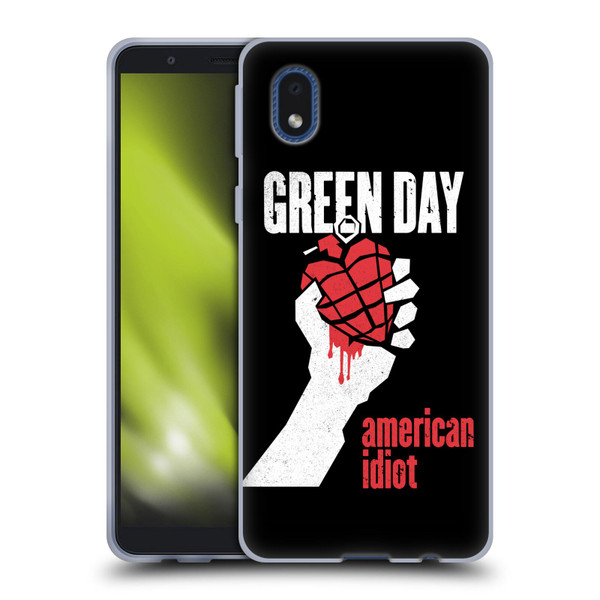 Green Day Graphics American Idiot Soft Gel Case for Samsung Galaxy A01 Core (2020)
