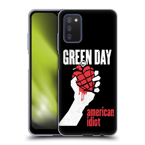Green Day Graphics American Idiot Soft Gel Case for Samsung Galaxy A03s (2021)