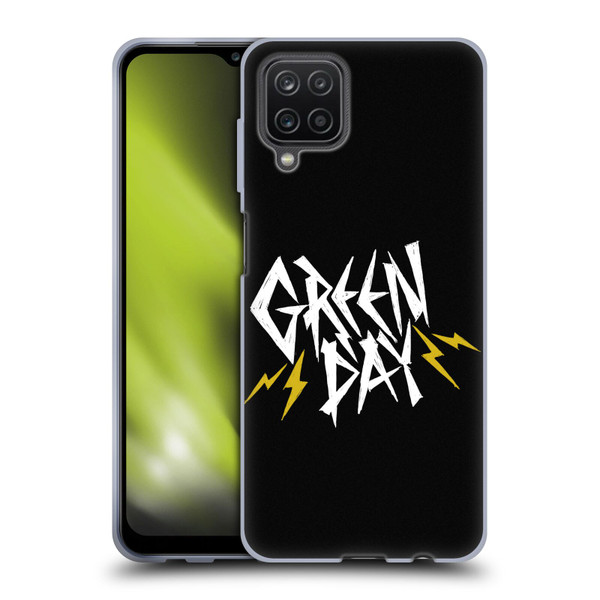 Green Day Graphics Bolts Soft Gel Case for Samsung Galaxy A12 (2020)