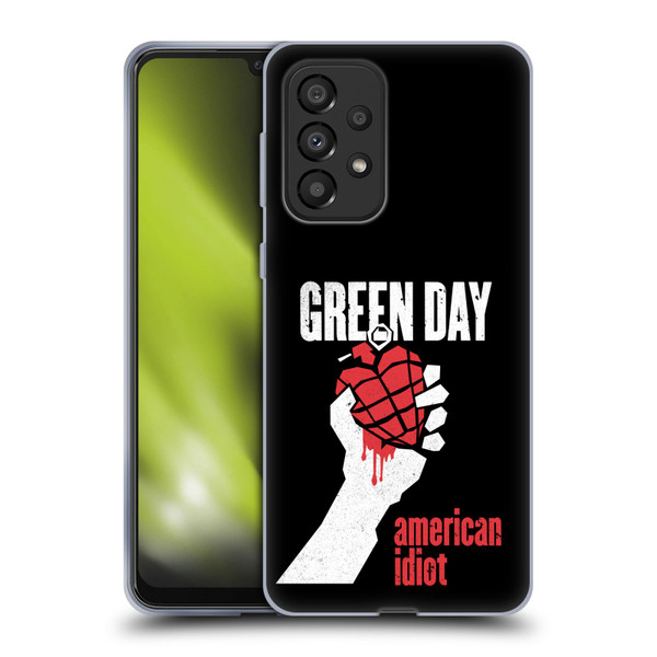 Green Day Graphics American Idiot Soft Gel Case for Samsung Galaxy A33 5G (2022)