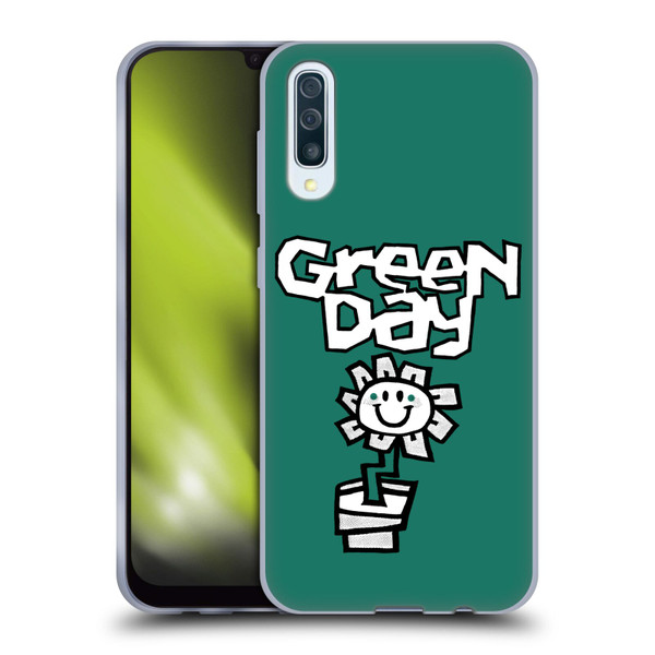 Green Day Graphics Flower Soft Gel Case for Samsung Galaxy A50/A30s (2019)