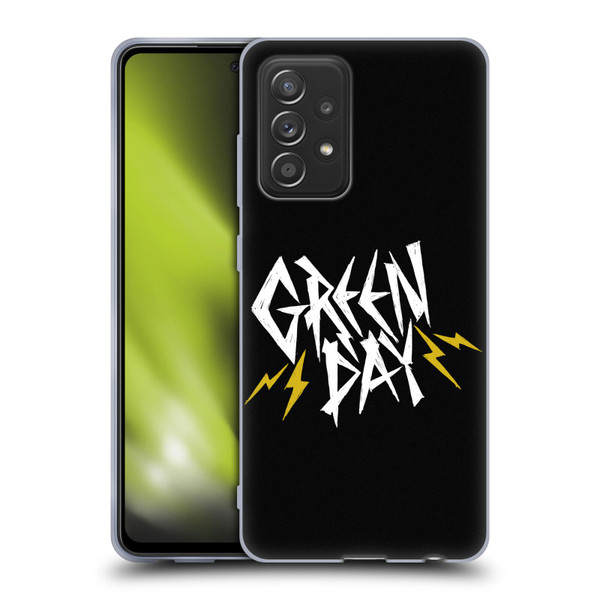 Green Day Graphics Bolts Soft Gel Case for Samsung Galaxy A52 / A52s / 5G (2021)