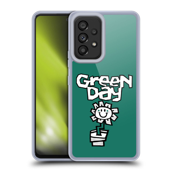 Green Day Graphics Flower Soft Gel Case for Samsung Galaxy A53 5G (2022)