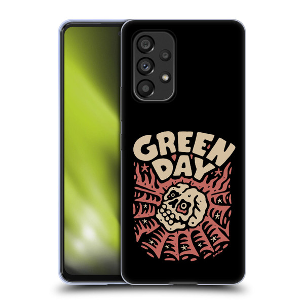 Green Day Graphics Skull Spider Soft Gel Case for Samsung Galaxy A53 5G (2022)