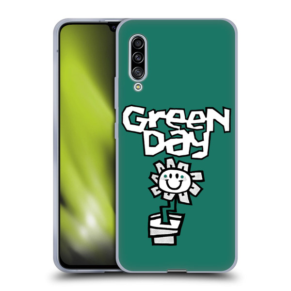 Green Day Graphics Flower Soft Gel Case for Samsung Galaxy A90 5G (2019)
