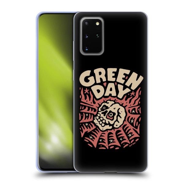 Green Day Graphics Skull Spider Soft Gel Case for Samsung Galaxy S20+ / S20+ 5G