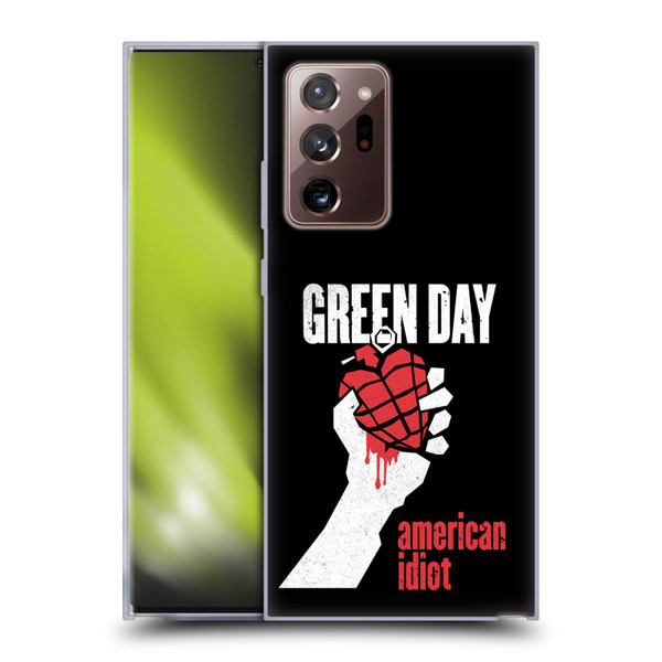 Green Day Graphics American Idiot Soft Gel Case for Samsung Galaxy Note20 Ultra / 5G