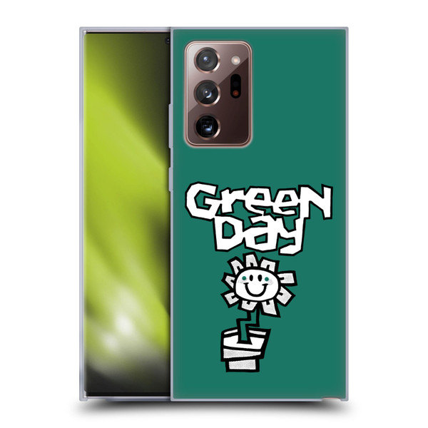 Green Day Graphics Flower Soft Gel Case for Samsung Galaxy Note20 Ultra / 5G