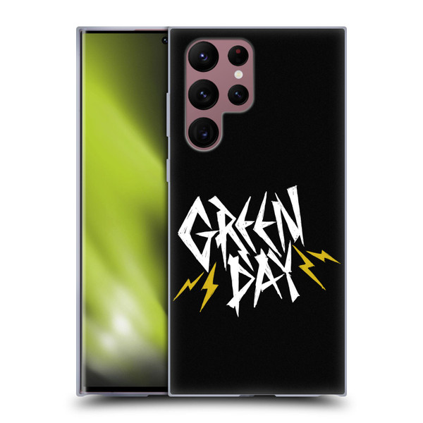 Green Day Graphics Bolts Soft Gel Case for Samsung Galaxy S22 Ultra 5G