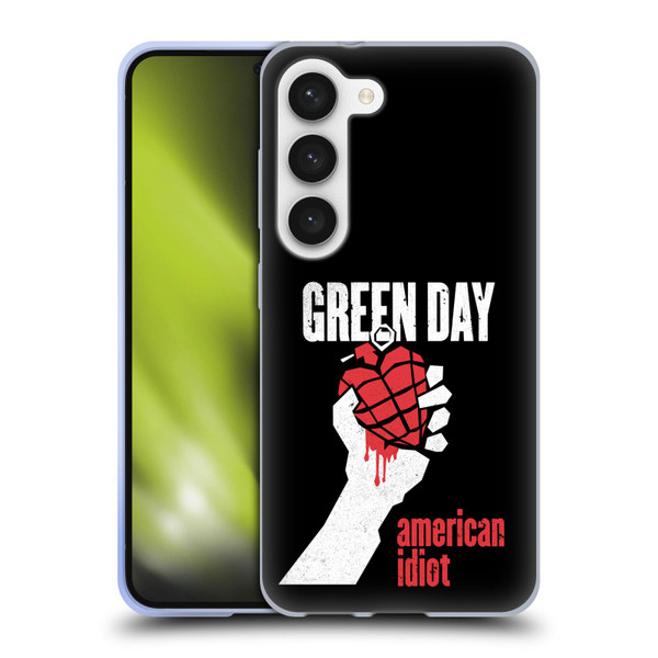 Green Day Graphics American Idiot Soft Gel Case for Samsung Galaxy S23 5G