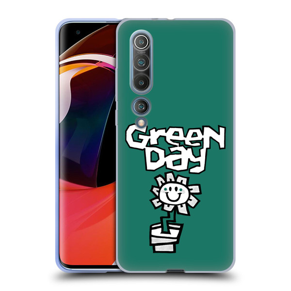 Green Day Graphics Flower Soft Gel Case for Xiaomi Mi 10 5G / Mi 10 Pro 5G