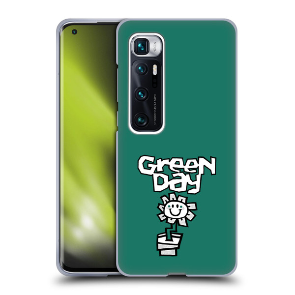 Green Day Graphics Flower Soft Gel Case for Xiaomi Mi 10 Ultra 5G