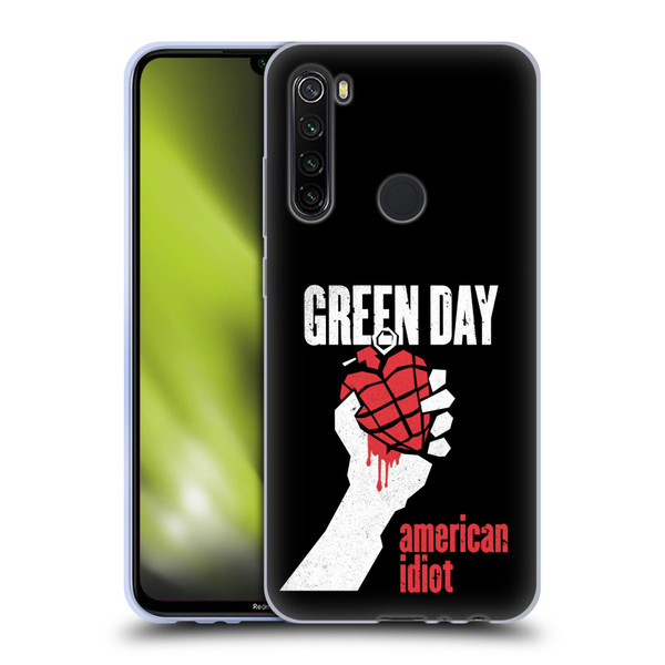 Green Day Graphics American Idiot Soft Gel Case for Xiaomi Redmi Note 8T