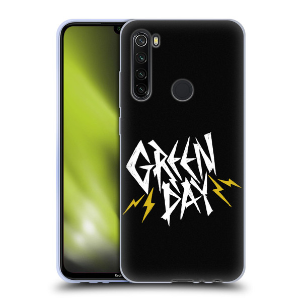 Green Day Graphics Bolts Soft Gel Case for Xiaomi Redmi Note 8T
