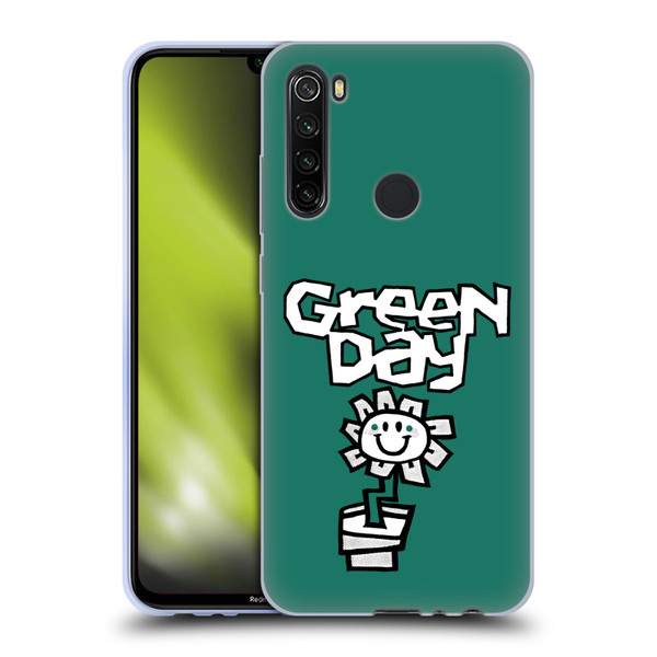 Green Day Graphics Flower Soft Gel Case for Xiaomi Redmi Note 8T