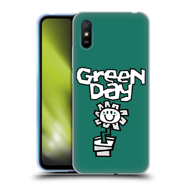 Green Day Graphics Flower Soft Gel Case for Xiaomi Redmi 9A / Redmi 9AT