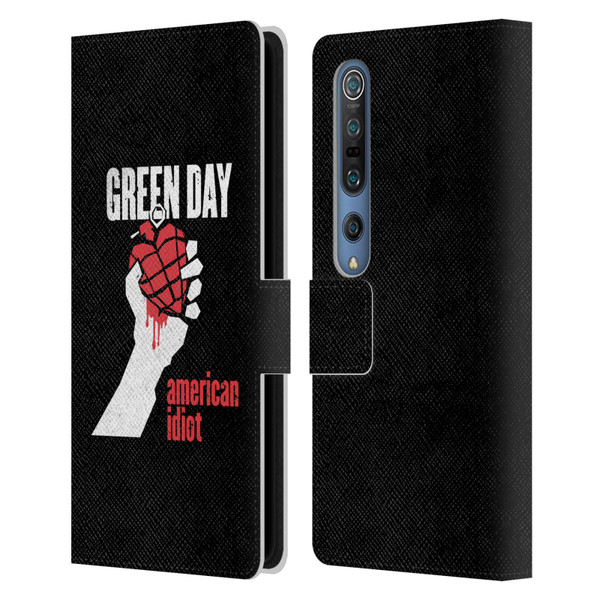Green Day Graphics American Idiot Leather Book Wallet Case Cover For Xiaomi Mi 10 5G / Mi 10 Pro 5G